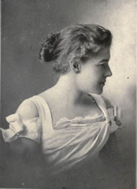 Ella Wheeler Wilcox at his desk creating this collection